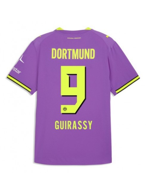 Moški Nogometna dresi replika Borussia Dortmund Serhou Guirassy #9 Tretji 2026-27 Kratek rokav Moški Nogometna dresi replika Borussia Dortmund Serhou Guirassy #9 Tretji 2026-27 Kratek rokav